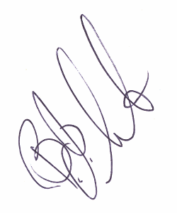 Autograf BJ Armstronga